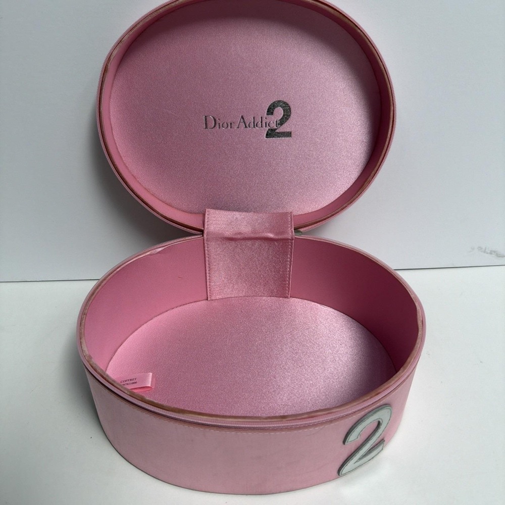 Dior Addict 2 Pink Satin Coffret Perfume Box Empty Case Christian Dior
